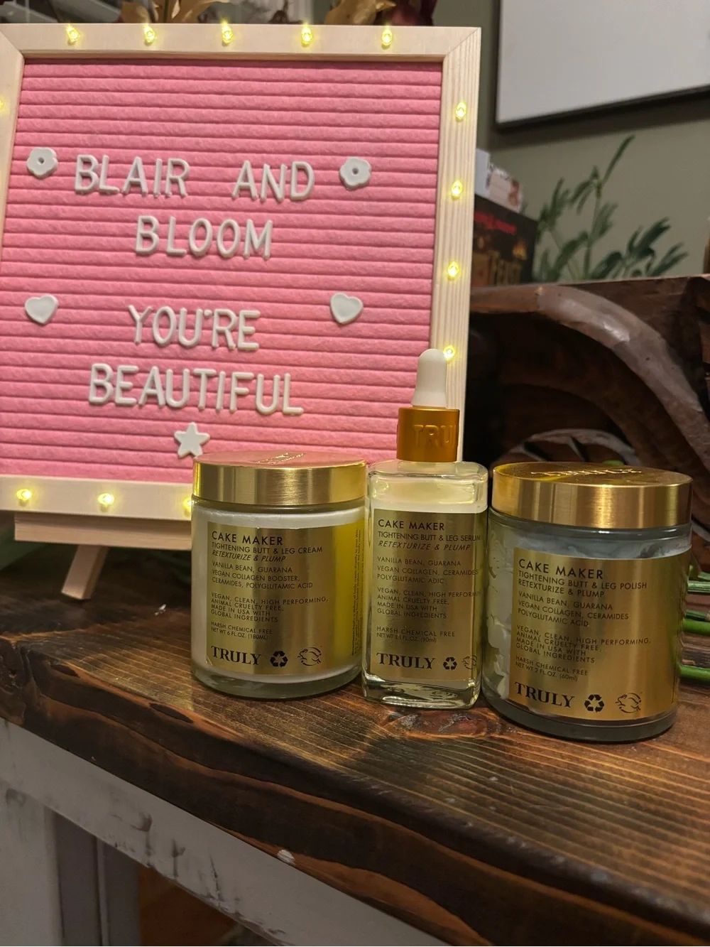 Truly Beauty Cake Maker Bundle with Limited Edition Gold Spoon
